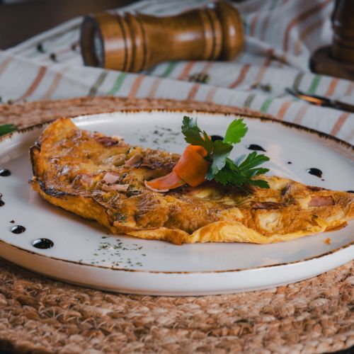 Sonkás rántotta,170g