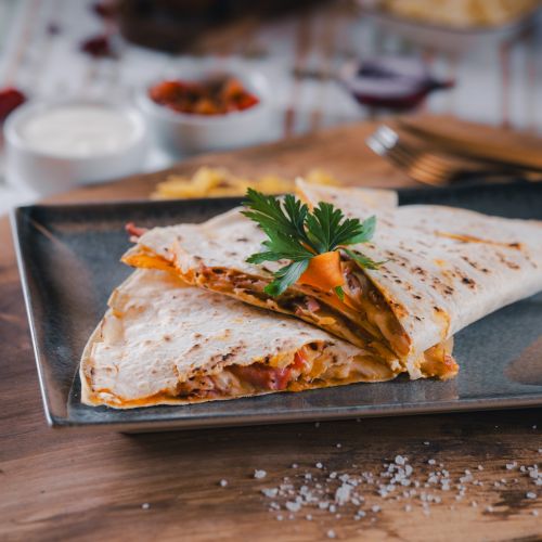 Quesadillas Bacon salsa szósszal 450g